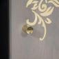 Preview: Sideboard Grau und Gold 90 x 33.5 x 75 cm Massivholz Mango