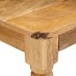 Preview: Couchtisch Braun 100 x 55 x 40 cm massives Mangoholz