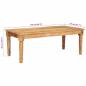 Preview: Couchtisch Braun 100 x 55 x 40 cm massives Mangoholz