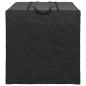 Preview: Outdoor Aufbewahrungstasche Schwarz 80 x 80 x 60 cm 210D Stoff