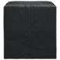 Preview: Outdoor Aufbewahrungstasche Schwarz 80 x 80 x 60 cm 420D Stoff