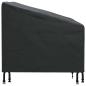 Preview: Abdeckung für Gartenstuhl Schwarz 90 x 90 x 50 / 75 cm 210D Stoff