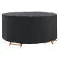 Preview: Gartenmöbelabdeckung Schwarz 200 x 200 x 71 cm 600D-Gewebe
