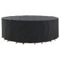 Preview: Gartenmöbelabdeckung Schwarz 279 x 279 x 105 cm 420D Stoff