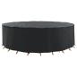 Preview: Gartenmöbelabdeckung Schwarz 320 x 320 x 71 cm 600D-Gewebe