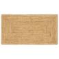 Preview: ARDEBO.de - Teppich Beige 60 x 110 cm Jute