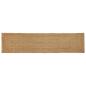 Preview: ARDEBO.de - Teppich Beige 60 x 250 cm Jute