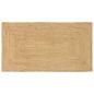 Preview: ARDEBO.de - Teppich Beige 80 x 150 cm Jute