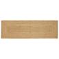 Preview: ARDEBO.de - Teppich Beige 80 x 250 cm Jute