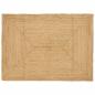 Preview: ARDEBO.de - Teppich Beige 140 x 200 cm Jute
