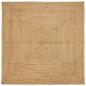 Preview: ARDEBO.de - Teppich Beige 200 x 200 cm Jute