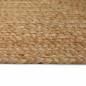 Preview: Teppich Beige 200 x 200 cm Jute