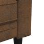 Preview: Chesterfield-Sofa Braun 182,5 x 74,5 x 74,5 cm Faux Wildleder