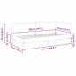 Preview: Eckbettgestell Weinrot 80 x 200 cm Samt und engineered Holz