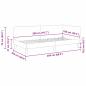 Preview: Eckbettgestell Creme 100 x 200 cm Samt und engineered Holz