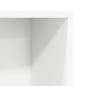 Preview: Schreibtisch mit Regal Weiß 91 x 50 x 149 cm Holzwerkstoff