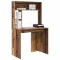 Preview: Schreibtisch mit Regal Altholz 91 x 50 x 149 cm Holzwerkstoff