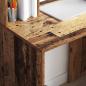 Preview: Schreibtisch mit Regal Altholz 91 x 50 x 149 cm Holzwerkstoff