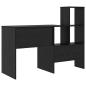 Preview: Schreibtisch Schwarze Eiche 131,5 x 50 x 106,5 cm Holzwerkstoff