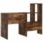 Preview: Schreibtisch Räuchereiche 131,5 x 50 x 106,5 cm Holzwerkstoff