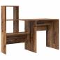 Preview: Schreibtisch Altholz 131,5 x 50 x 106,5 cm Holzwerkstoff