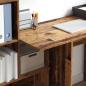 Preview: Schreibtisch Altholz 131,5 x 50 x 106,5 cm Holzwerkstoff