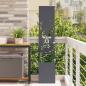 Preview: ARDEBO.de - Garten Sichtschutz-Leinwand Tiermuster Anthrazit 32 x 140 cm