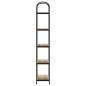 Preview: Regal Eiche handwerklich 60 x 30 x 183 cm Holzwerkstoff