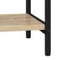 Preview: ARDEBO.de - Bücherregal 4 Ebenen 60 x 30 x 146 cm Holzwerkstoff