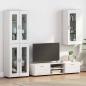Preview: ARDEBO.de - Wandmontierter Schrank Weiß 55 x 29 x 100 cm Holzwerkstoff