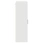 Preview: Wandmontierter Schrank Weiß 55 x 29 x 100 cm Holzwerkstoff