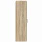 Preview: Wandmontierter Schrank mit Regal Sonoma Eiche 55 x 29 x 100 cm