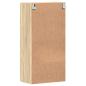 Preview: Wandmontierter Schrank mit Regal Sonoma Eiche 55 x 29 x 100 cm