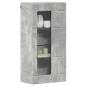 Preview: Wandmontierter Schrank Betongrau 55 x 29 x 100 cm Holzwerkstoff