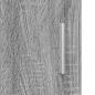 Preview: Wandmontierter Schrank mit Regal Grau Sonoma 55 x 29 x 100 cm