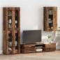 Preview: ARDEBO.de - Wandmontierter Schrank Altholz 55 x 29 x 100 cm Holzwerkstoff