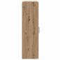 Preview: Wandmontierter Schrank Eiche handwerklich 55 x 29 x 100 cm