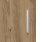 Preview: Wandmontierter Schrank Eiche handwerklich 55 x 29 x 100 cm