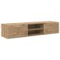 Preview: TV-Schränk Eiche handwerklich 150 x 39 x 30 cm Holzwerkstoff