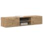 Preview: TV-Schränk Eiche handwerklich 150 x 39 x 30 cm Holzwerkstoff
