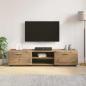 Preview: TV-Schränk Eiche handwerklich 150 x 39 x 30 cm Holzwerkstoff