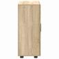Preview: Sideboard mit Tür Sonoma Eiche 55.5 x 29 x 100 cm Holzwerkstoff