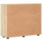 Preview: Sideboard mit Tür Sonoma Eiche 55.5 x 29 x 100 cm Holzwerkstoff