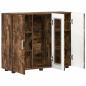 Preview: Sideboard mit Tür Räuchereiche 55.5 x 29 x 100 cm Holzwerkstoff