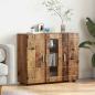 Preview: ARDEBO.de - Sideboard mit Regal Altholz 55.5 x 29 x 100 cm Holzwerkstoff