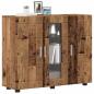 Preview: Sideboard mit Regal Altholz 55.5 x 29 x 100 cm Holzwerkstoff