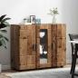 Preview: Sideboard mit Regal Altholz 55.5 x 29 x 100 cm Holzwerkstoff