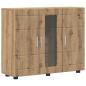 Preview: Sideboard Eiche handwerklich 55.5 x 29 x 100 cm Holzwerkstoff