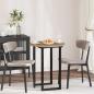 Preview: ARDEBO.de - Tischplatte Eiche handwerklich 60 x 60 x 1.5 cm Holzwerkstoff