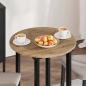 Preview: Tischplatte Eiche handwerklich 60 x 60 x 1.5 cm Holzwerkstoff